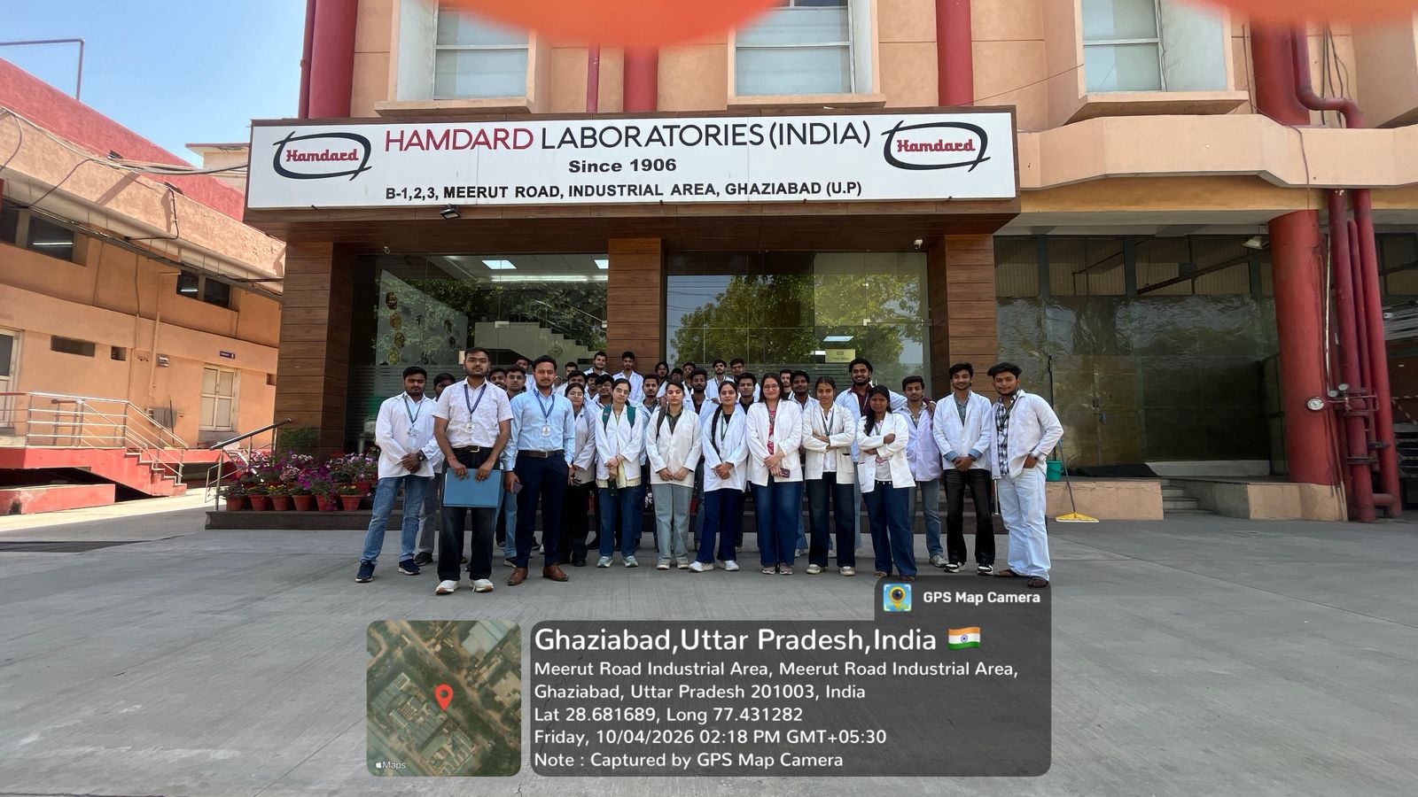 Industrial  visit to Hamdard Laboratories